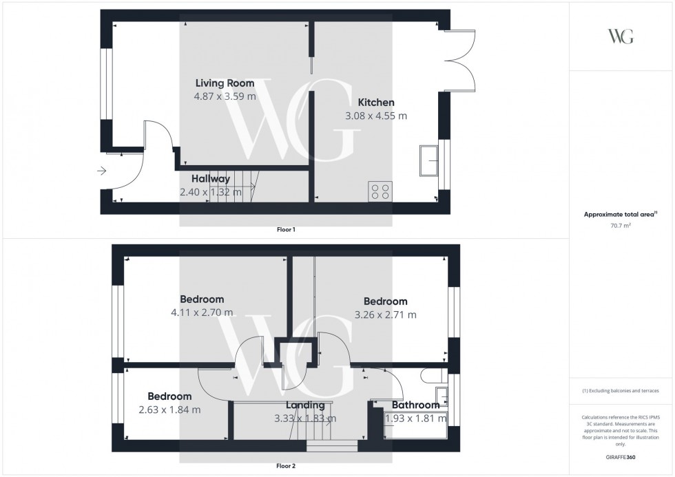 Floorplan for Rosedale Avenue, Norton, YO17