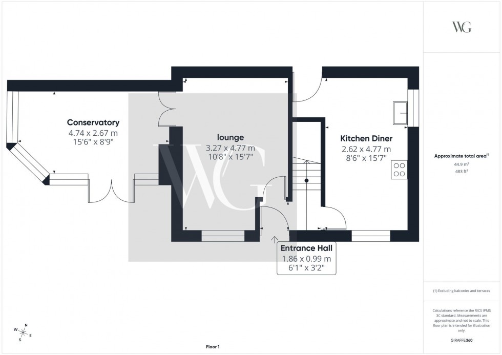 Floorplan for Riverside Mews, Driffield, YO25