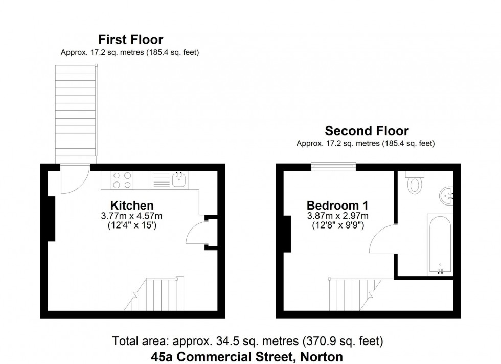 Floorplan for Commercial Street, Norton, YO17