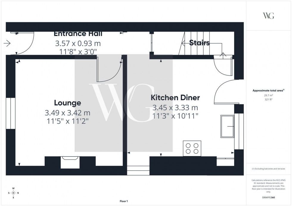 Floorplan for East Street, Kilham, YO25