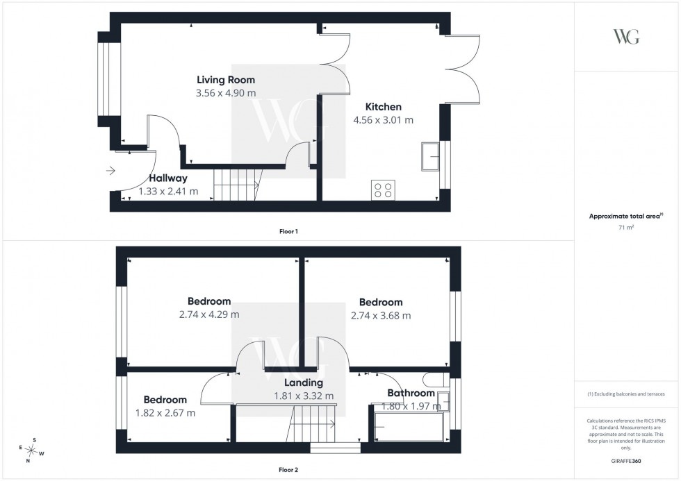 Floorplan for Rosedale Avenue, Norton, YO17