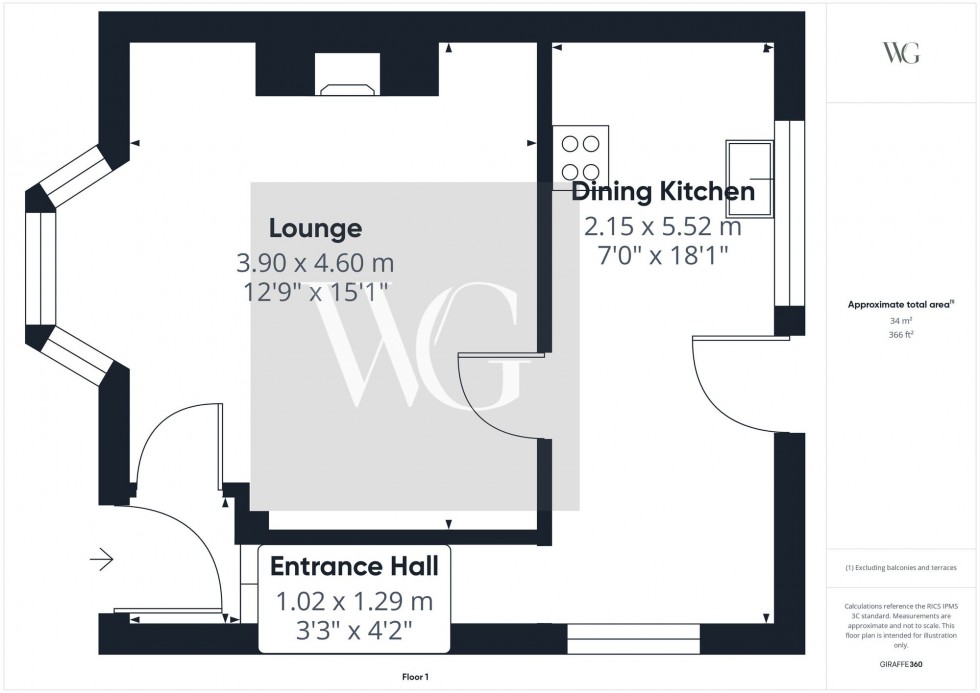 Floorplan for Driffield Road, Langtoft, YO25